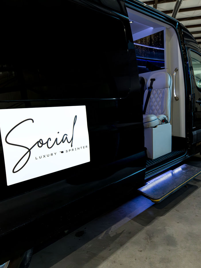 Luxury Sprinter for wine and brewery tours across Green Country